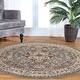 preview thumbnail 81 of 118, Miranda Haus Traditional Oriental Floral Medallion Indoor Area Rug