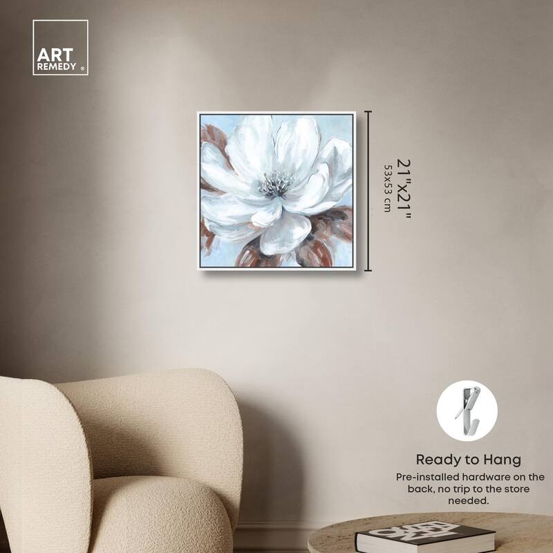 Delicate Blooms I Canvas by Art Remedy