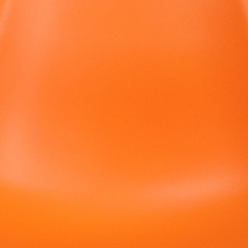 Plastic Chair with Wooden Legs