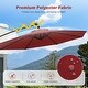 preview thumbnail 30 of 48, Gymax 10 FT Solar Offset Hanging Umbrella Patio Cantilever Umbrella w/