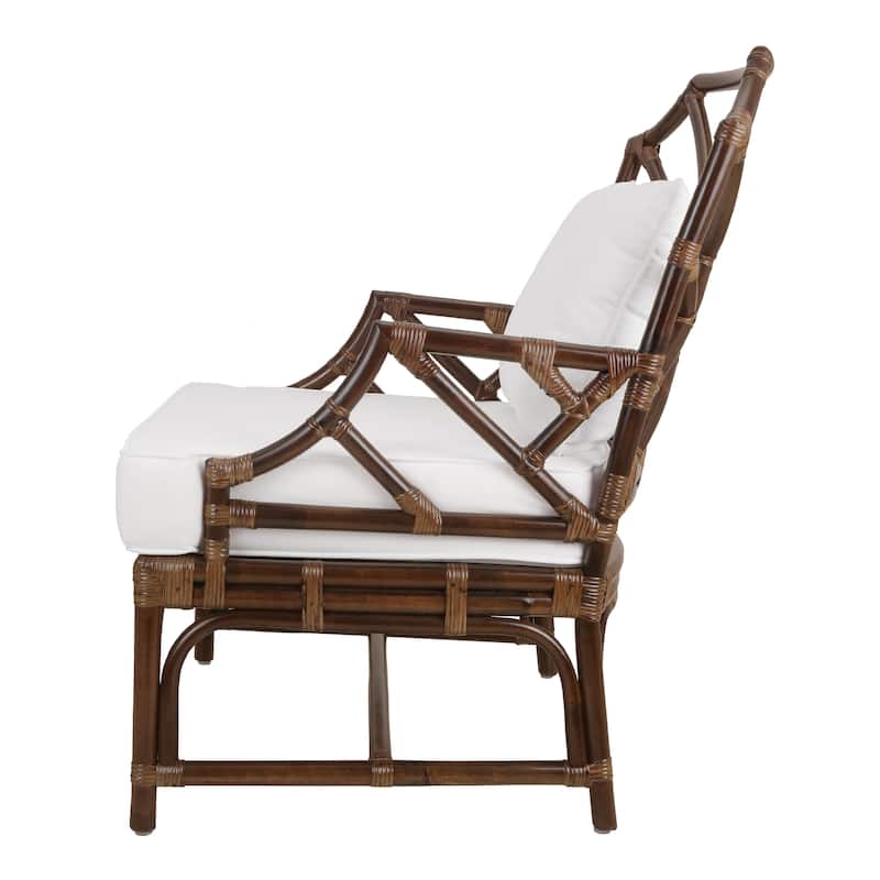 NPD Furniture Kara Rattan Accent Arm Chair