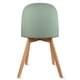 preview thumbnail 59 of 71, Set of 4 Plastic Dining Side Chair Wood For Event Kitchen Office Event Garden Patio Cafe Indoor Outdoor