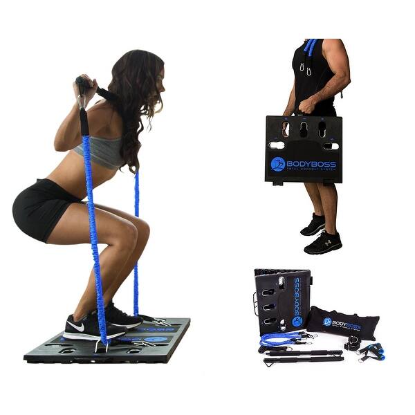 BodyBoss 2.0 - Full Portable Home Gym Workout Package - 2 Band 