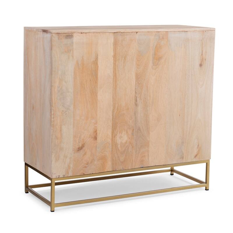 Linon Spence Sliding Door Cabinet