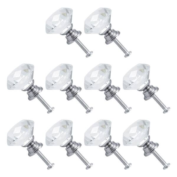 Shop 30mm Crystal Knobs Drawer Pull Handles Wardrobe Dresser Door