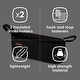 preview thumbnail 8 of 18, Stroller Organizer - Buggy Buddy® - Black
