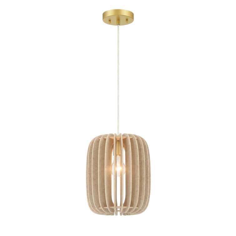 Acroma 1-Light Felt Halo Pendant