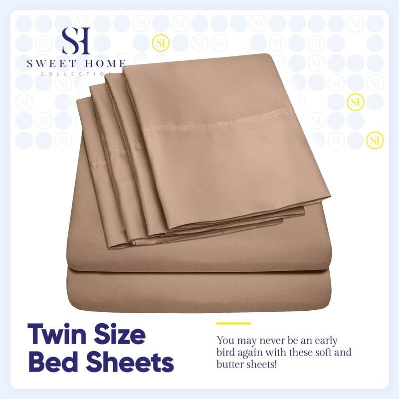 Soft Brushed Microfiber 7-piece Split King Sheet Set - 4 Pillowcases