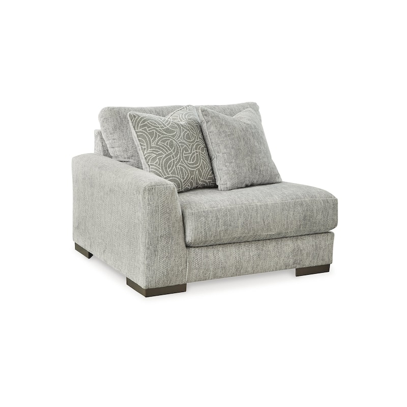 Signature Design by Ashley Regent Park Pewter 4-Piece Sectional - 132"W x 93"D x 39"H