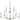 Kellwyn Collection 9-Light Brushed Nickel Clear Glass Transitional Chandelier Light - 28 in x 28 in x 34.25 in