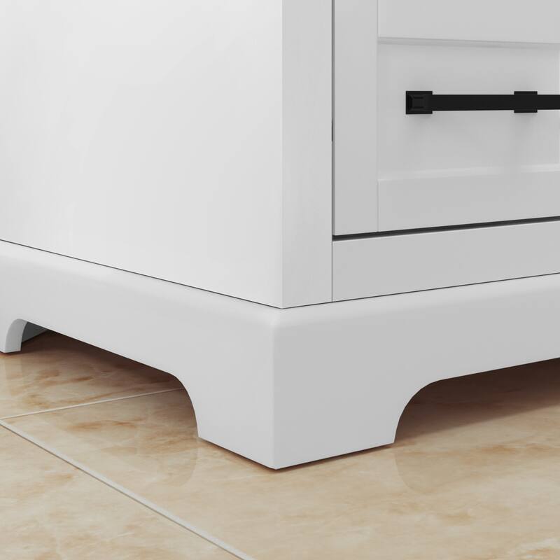 Bathroom Vanity with Marble Top and Sink