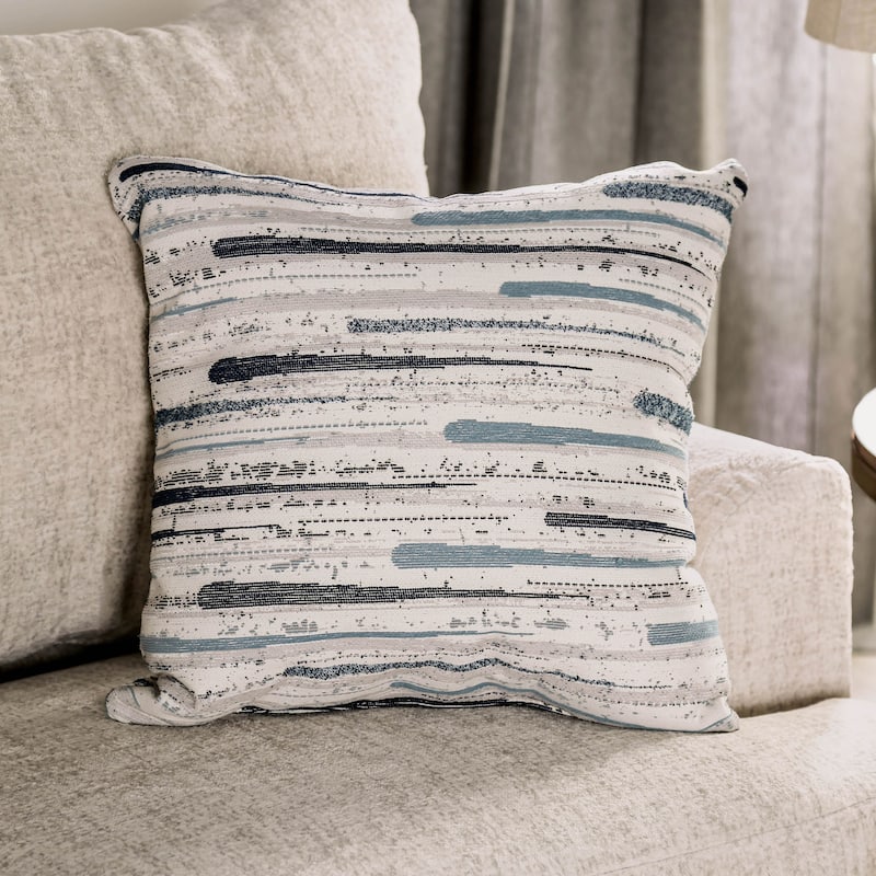 Nort Transitional Fabric Padded Flared Arms Loveseat by Furniture of America