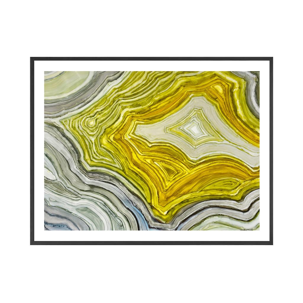 Warm Agate Framed Print Wall Art by Norman Wyatt Jr.