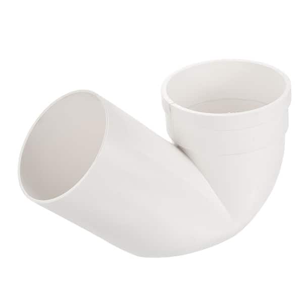 1Pcs PVC Water Pipe Elbow Fitting 110mm ID Tube Eccentric Adapter White