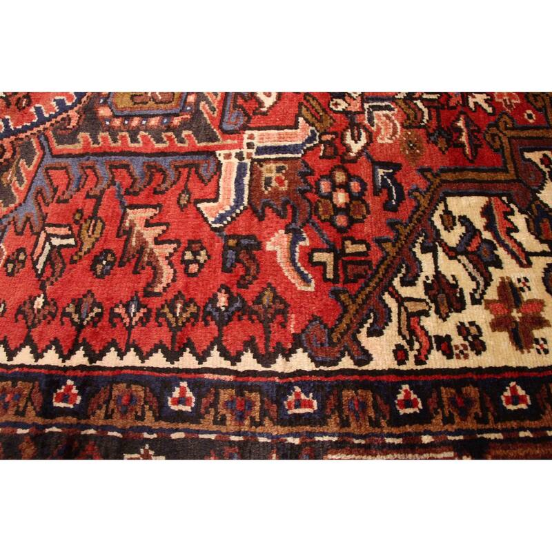 ECARPETGALLERY Hand-knotted Sarabi Red Wool Rug - 6'6 x 9'8