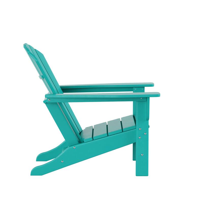 Altura Outdoor 5-Piece Adirondack Chair & Round Coffee Table Conversation Set