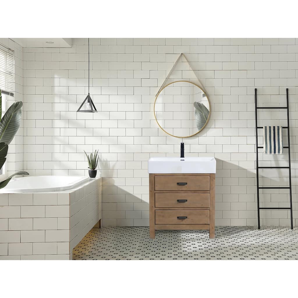 Ari Bath, Ava 30" Bathroom Vanity, Reclaim Fir - 30