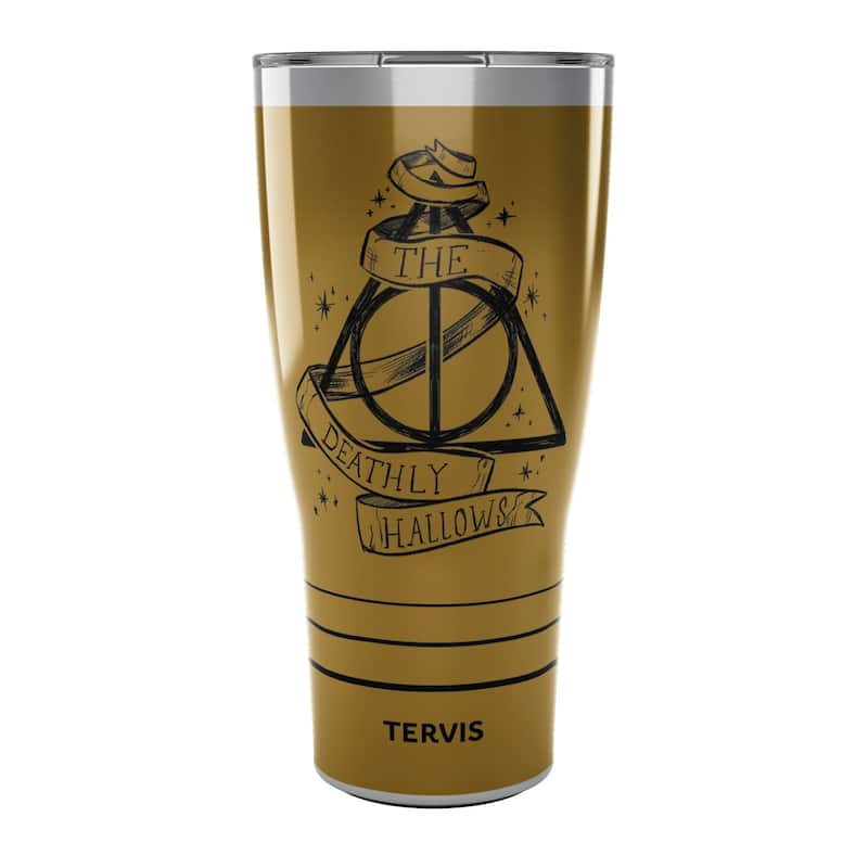 Tervis Traveler Harry Potter Deathly Hallows Triple Walled Insulated Travel Tumbler, Stainless Steel - 30oz