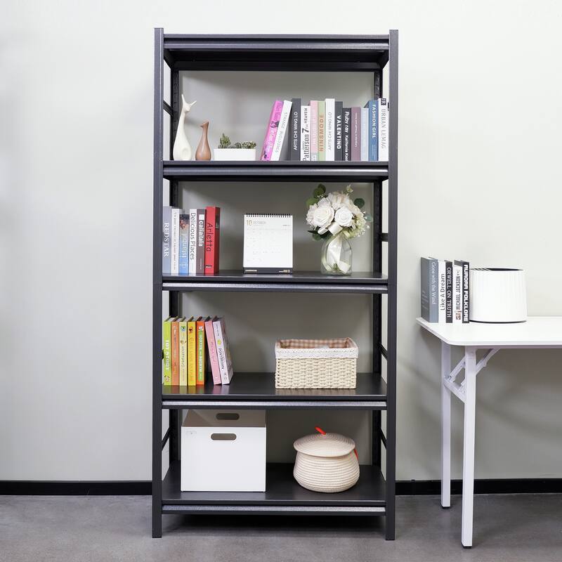 Storage Shelves 5 Tier Heavy Duty Metal Shelving Unit Adjustable Shelving Units and Storage Rack Kitchen Garage Shelf