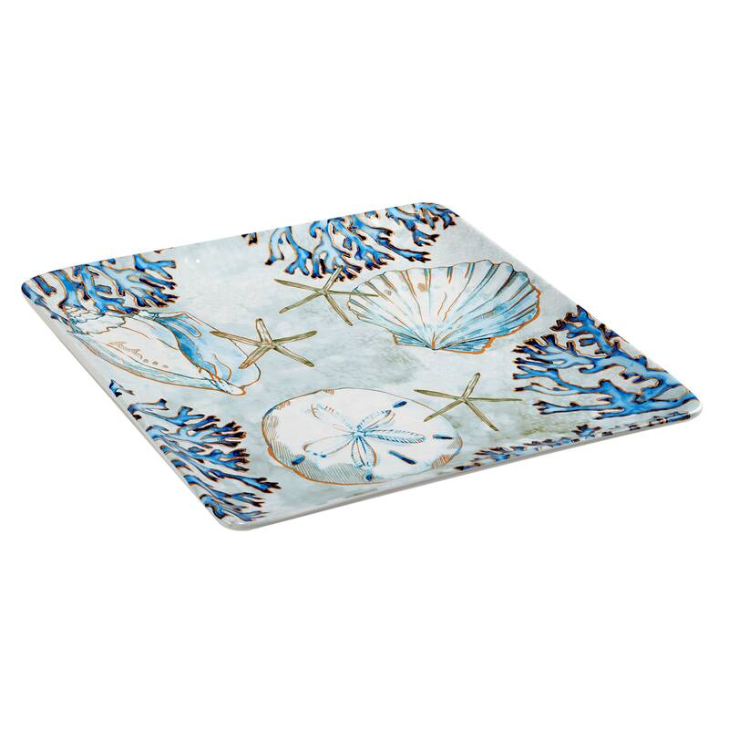 Certified International Playa Shells Square Platter