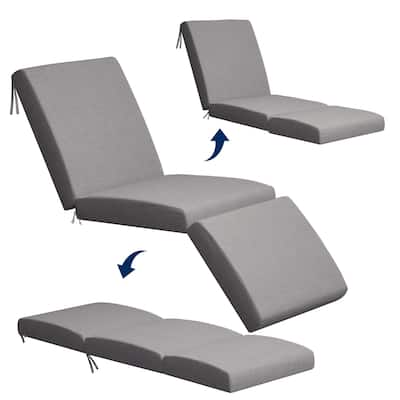 WOWMAX Chaise Lounge Cushions Outdoor Furniture