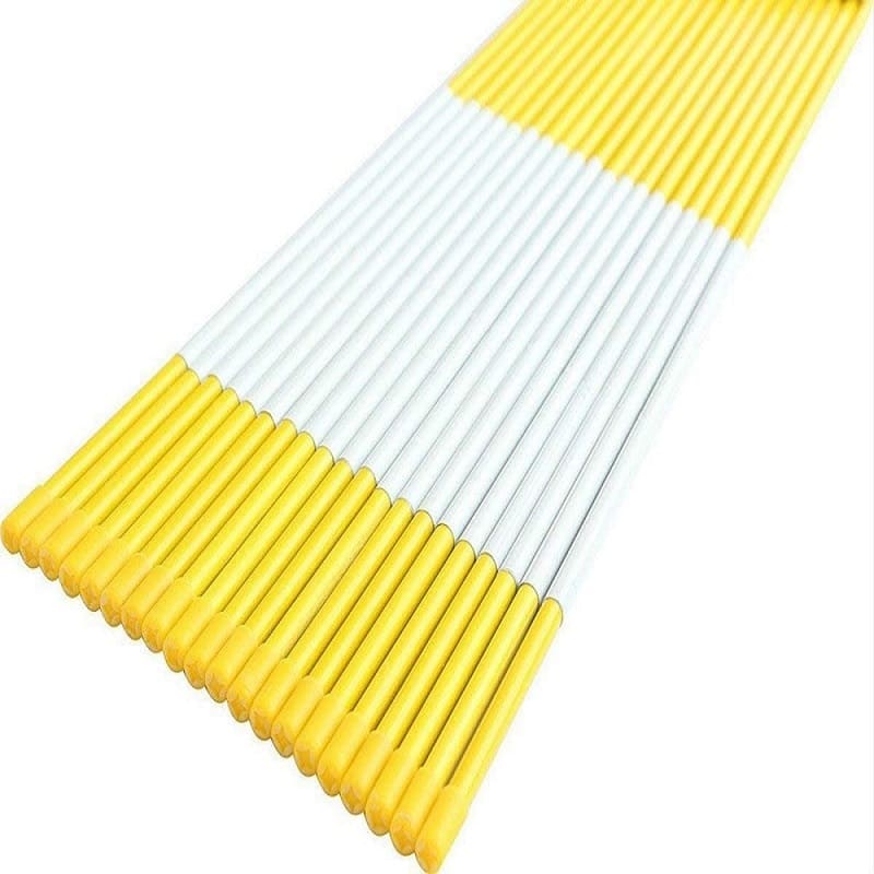 Agfabric Reflective Driveway Markers Snow Marker 5/16 Inch Diameter Yellow