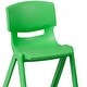 preview thumbnail 26 of 37, 23.625"W x 47.25"L Rectangle Plastic Activity Table Set with 6 Chairs