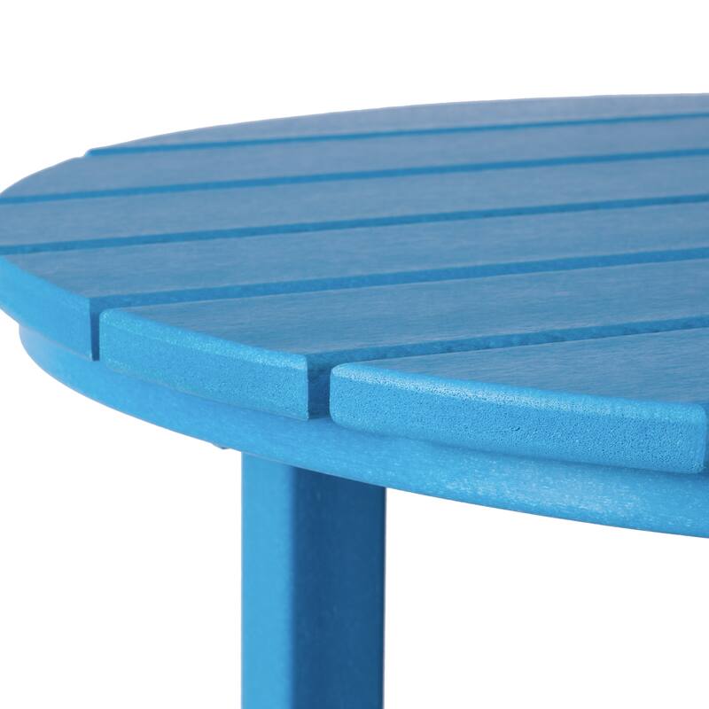 Laguna Hdpe All Weather Outdoor Patio 24" Round Counter Bistro Table