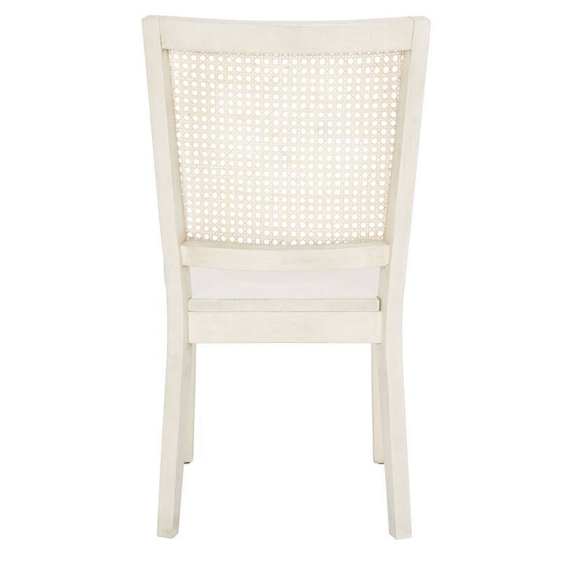 SAFAVIEH Elia Farmhouse Dining Chair (Set of 2) - 20 In. W x 23 In. D x 37 In. H - 20Wx23Dx37H