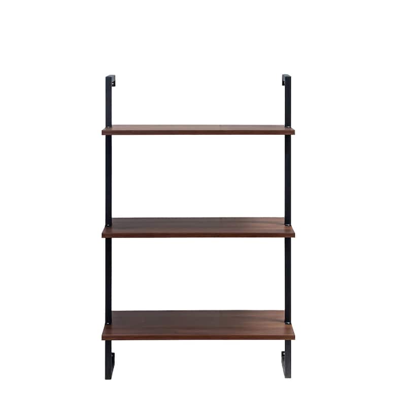 3 Tier & 2 Tier Bathroom Shelves Metal,Wood Hanging Storage Bookshelf