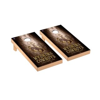 Wyoming Cowboys 2x4 Pro Cornhole Boards - V7