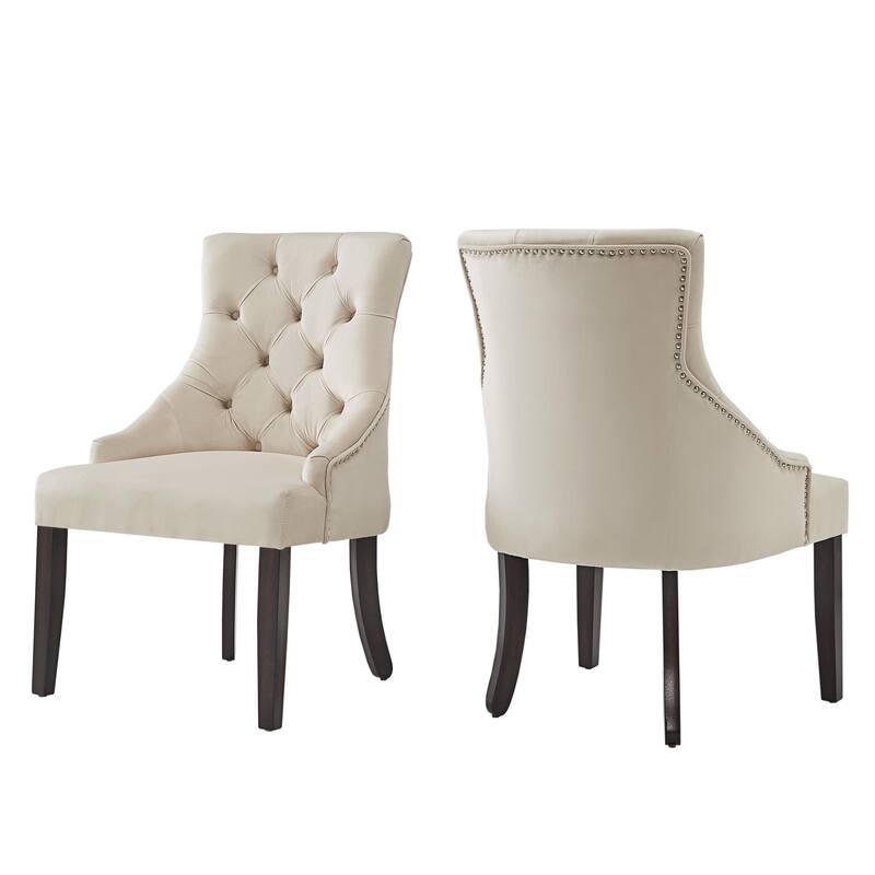 Benchwright II Tufted Wingback Chairs (Set of 2) by iNSPIRE Q Bold