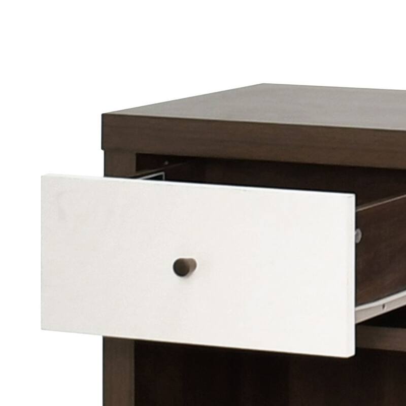 Modern 1-Drawer Nightstand by Christopher Knight Home