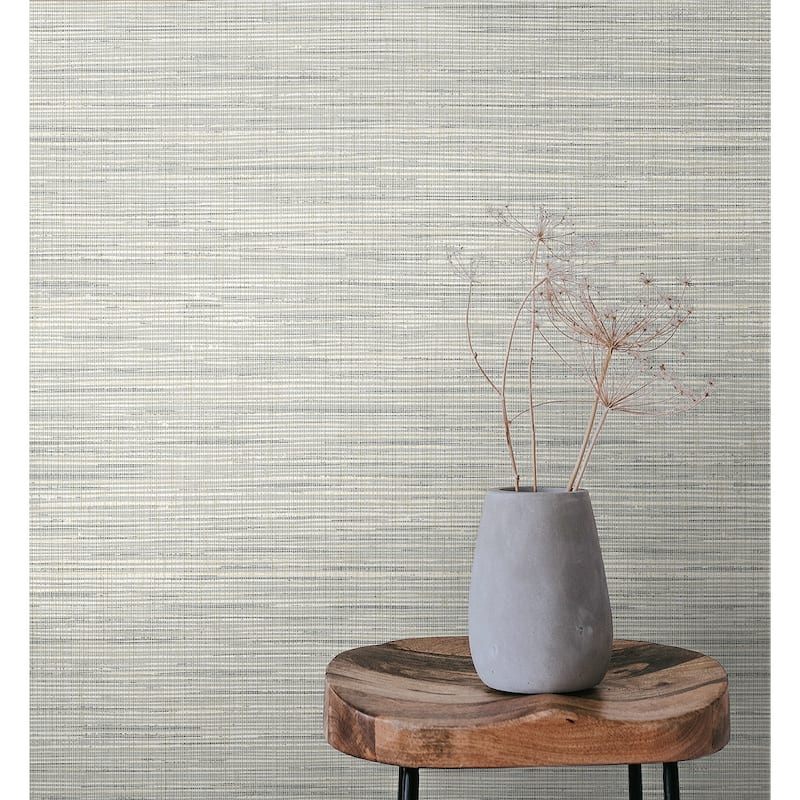 Seabrook Designs Mei Stringcloth Unpasted Wallpaper