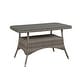 preview thumbnail 10 of 12, Monaco All-Weather 4-Piece Set with Two-Seat Reclining Bench, 26"H Cocktail Table and Two Ottomans - Standard