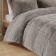 preview thumbnail 16 of 48, Leena Shaggy Faux Fur Comforter Set by Intelligent Design