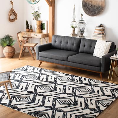 SAFAVIEH Handmade Metro Jorine Modern Abstract Wool Rug