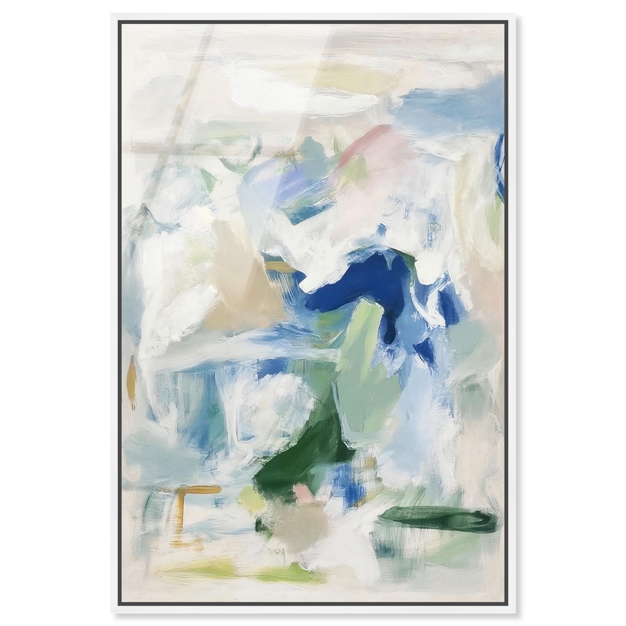 Chroma Balance II Abstracts Framed Acrylic Wall Art by Art Remedy