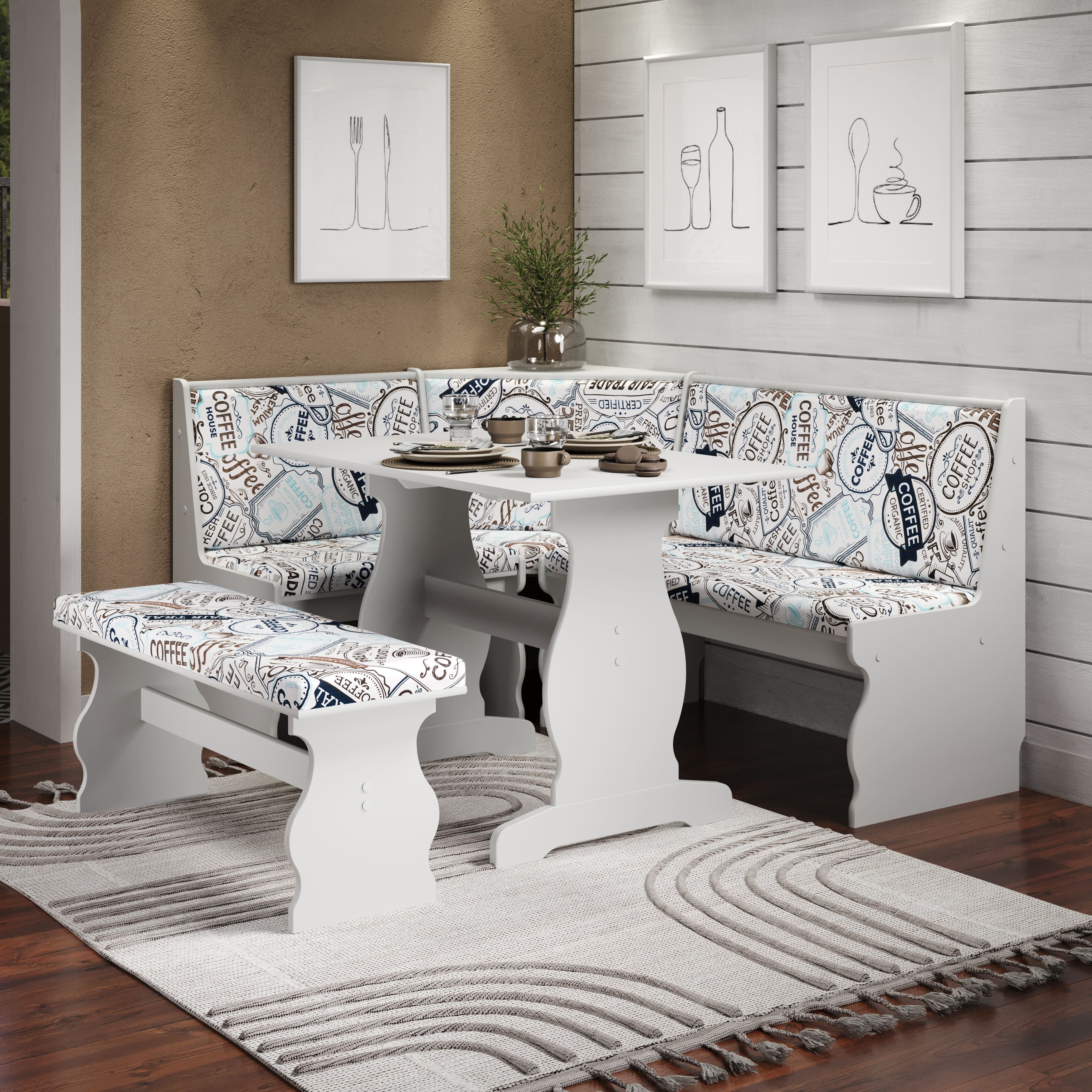 Option White/Coffee Print