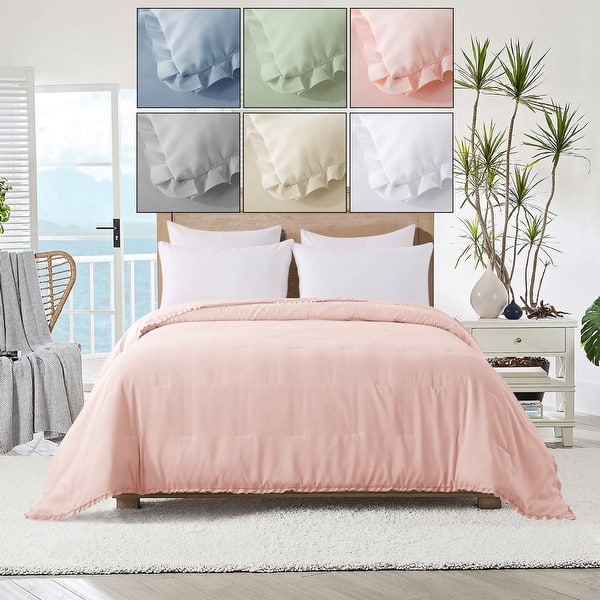 Ruffled Edge Down Alternative Blanket On Sale Bed Bath & Beyond