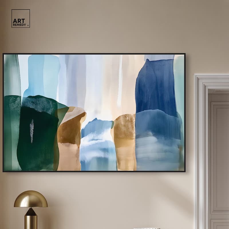 Contoured Calm II Canvas by Art Remedy