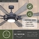 preview thumbnail 6 of 14, Burlington 68 in. Indoor Outdoor Windmill Ceiling Fan with Reversible Blades, LED Light Kit, Remote, 6 Speeds Efficient DC Motor