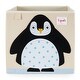 preview thumbnail 3 of 6, 3 Sprouts Kids Felt Dragon Storage Cube Bin with Penguin Fabric Storage Cube Bin - 1.76