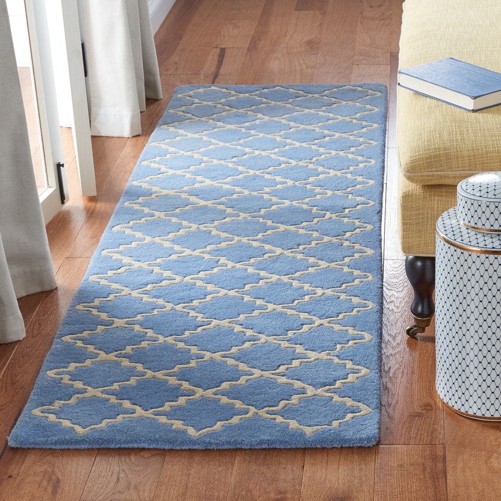 SAFAVIEH Handmade Chatham Gwladys Modern Moroccan Wool Rug