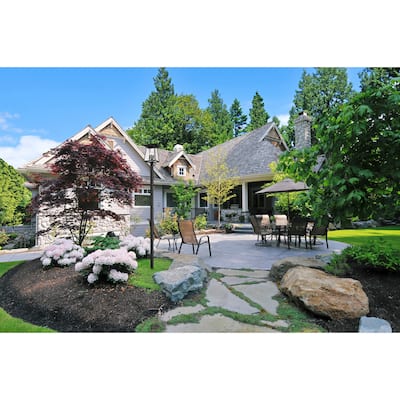 Rainer 4 Light Outdoor Post Mounted Fixture in Black
