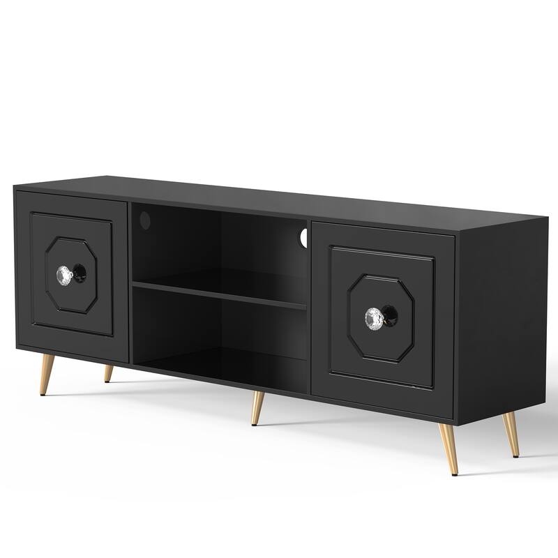 Modern Console TV Stand with Storage - 67"×25.6"