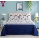 preview thumbnail 2 of 3, Kids Boys Printed 600 Thread Count Soft Deep Pocket Cotton Blend Percale All Season Bedding Sheet Set, Nautical Sailing Boat