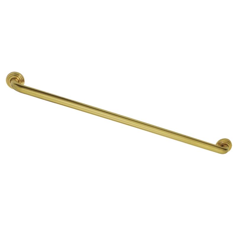 Kingston Brass Milano 36-Inch x 1-1/4-Inch O.D Grab Bar - Brushed Brass