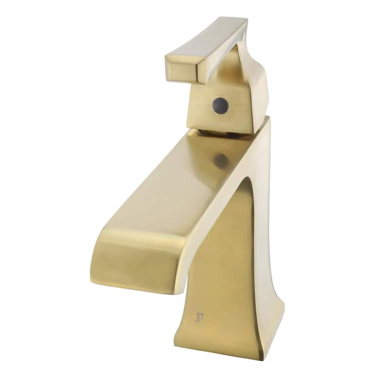 Fine Fixtures Arched Square Single Hole Bathroom Faucet