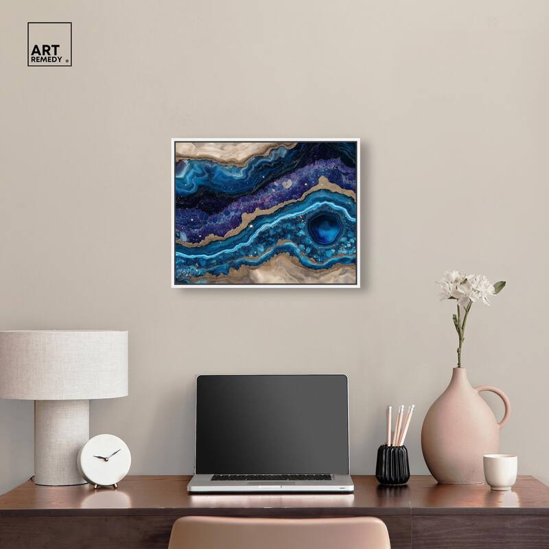 Galactic Geode I Canvas by Art Remedy